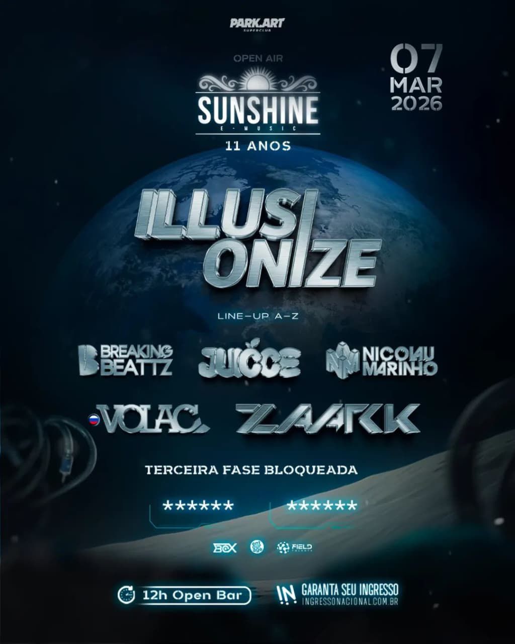 SUNSHINE OPEN BAR COM DESCONTO 